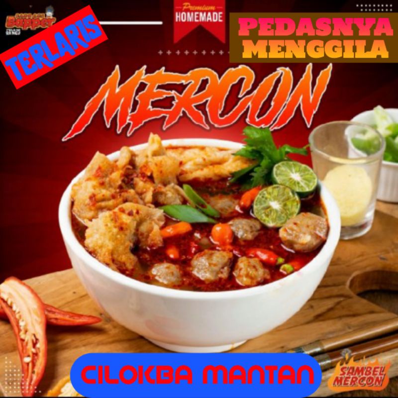 

Cilok Bakso MERCON (Pedasnya Menggila)