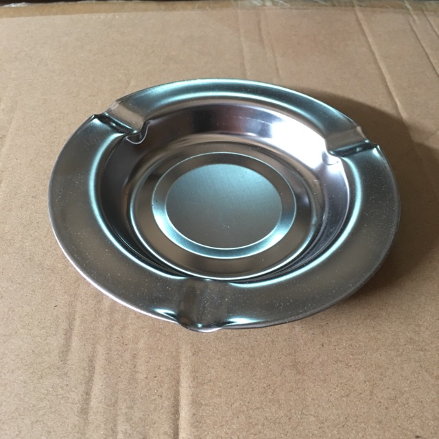 Asbak stainless steel murah bulat kotak