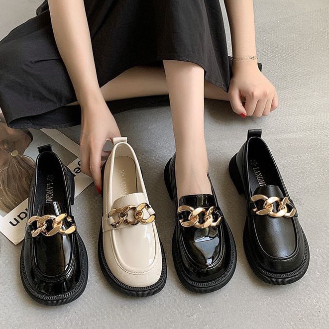 Sepatu Wanita 07220 Sepatu Import Chain Oxford