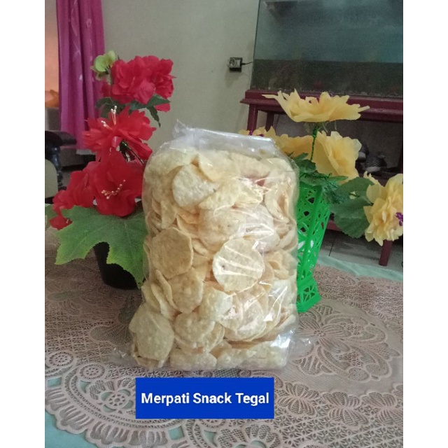 

Opak Tegal Gurih Renyah 250gr Taburan Daun Kocai