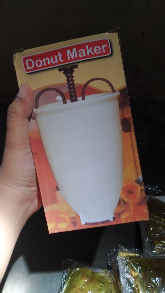 [ Warna Putih ] Donut Making Tool  Cetakan Donat Anti Lengket Praktis--g.k--