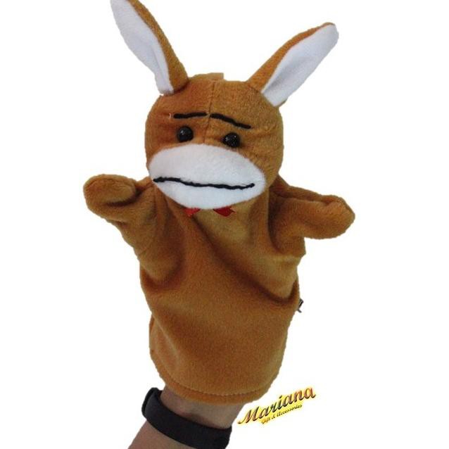 Jual Branded Hand Puppet Boneka Tangan Binatang Kelinci Bebek Gajah