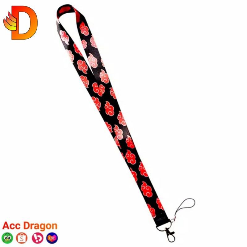 

TALI LANYARD AKATSUKI NARUTO MOTIF AWAN MERAH