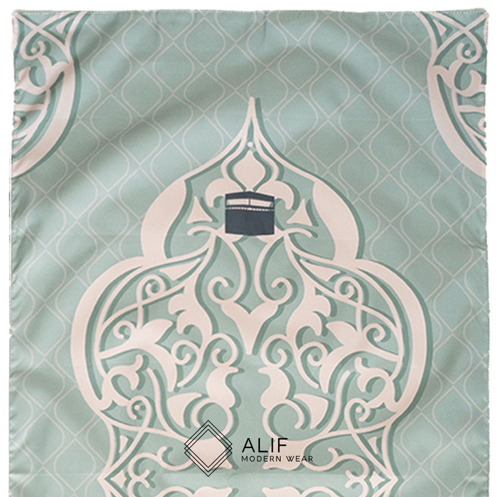 ALIF SAJADAH GENGGAM TRAVEL / SAKU / PORTABLE / WATERPROOF ( ALIF MODERN WEAR SJG-0135 )