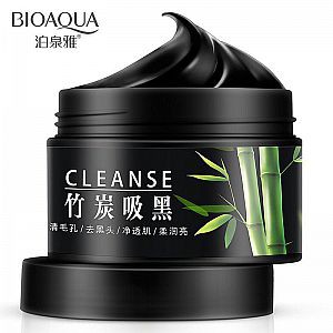 MASKER WAJAH BAMBOO CHARCOAL MASKER BIOAQUA MASKER ARANG BAMBU MASKER MUKA MASKER CHARCOAL