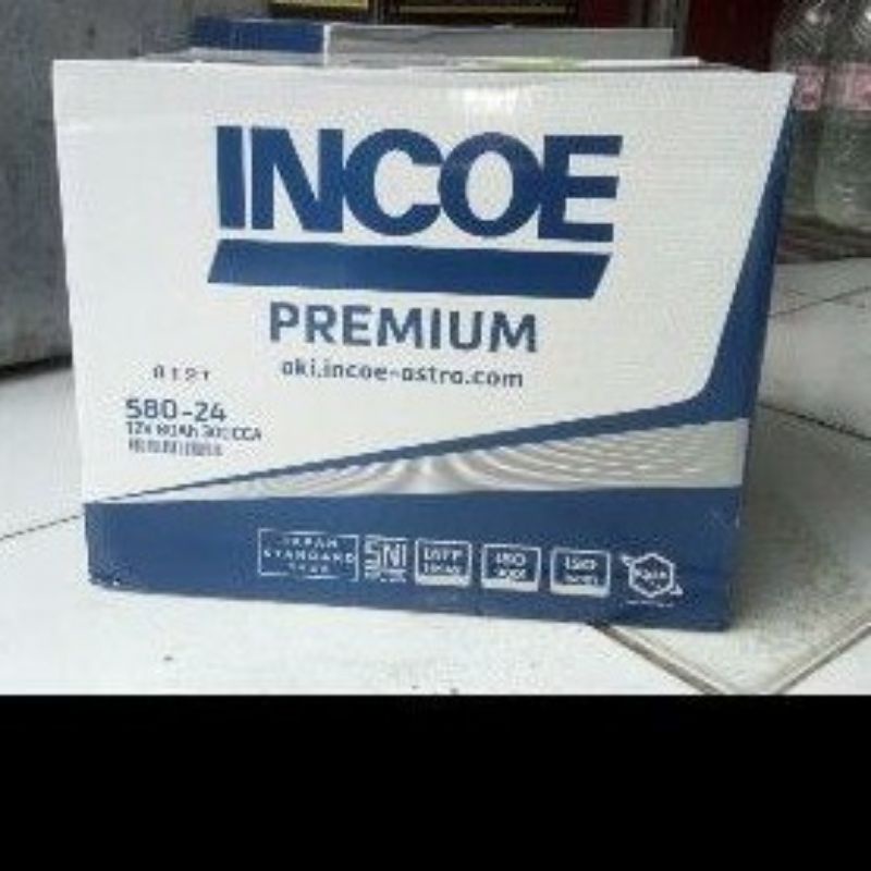 aki basah Incoe premium DIN 80 ampere
