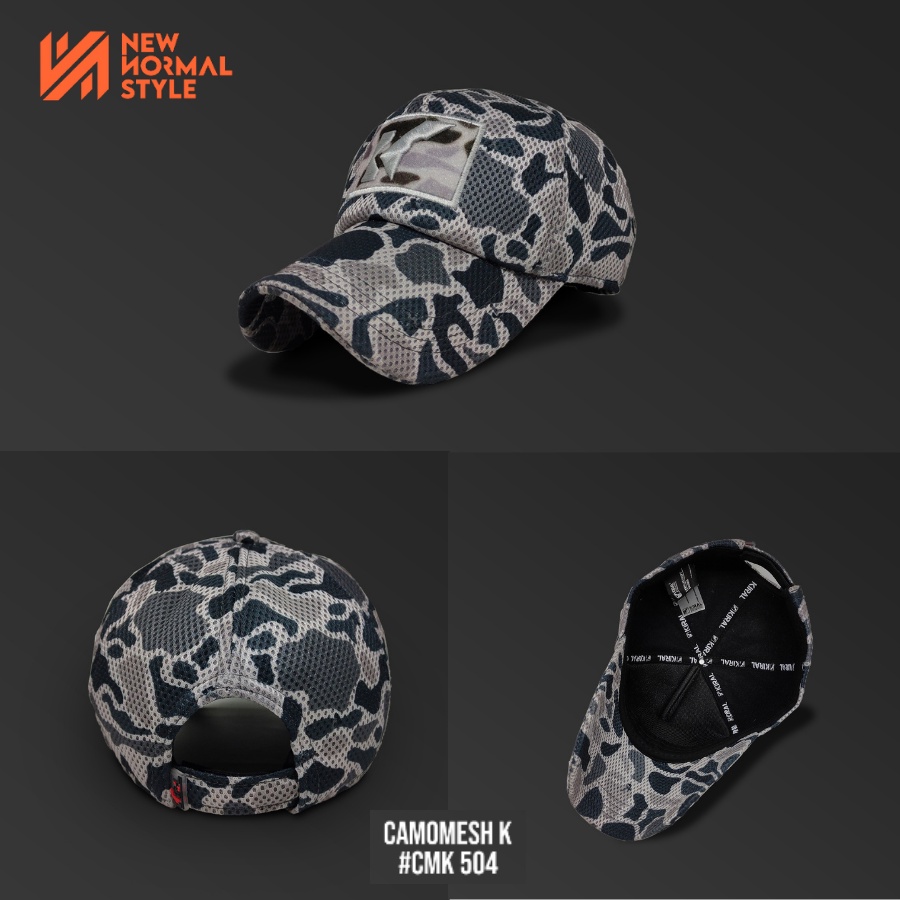 CMK 505 Topi Pria Distro Baseball Jaring Tactical Komando Pria Wanita Cowok Kekinian Original Keren Dewasa Murah