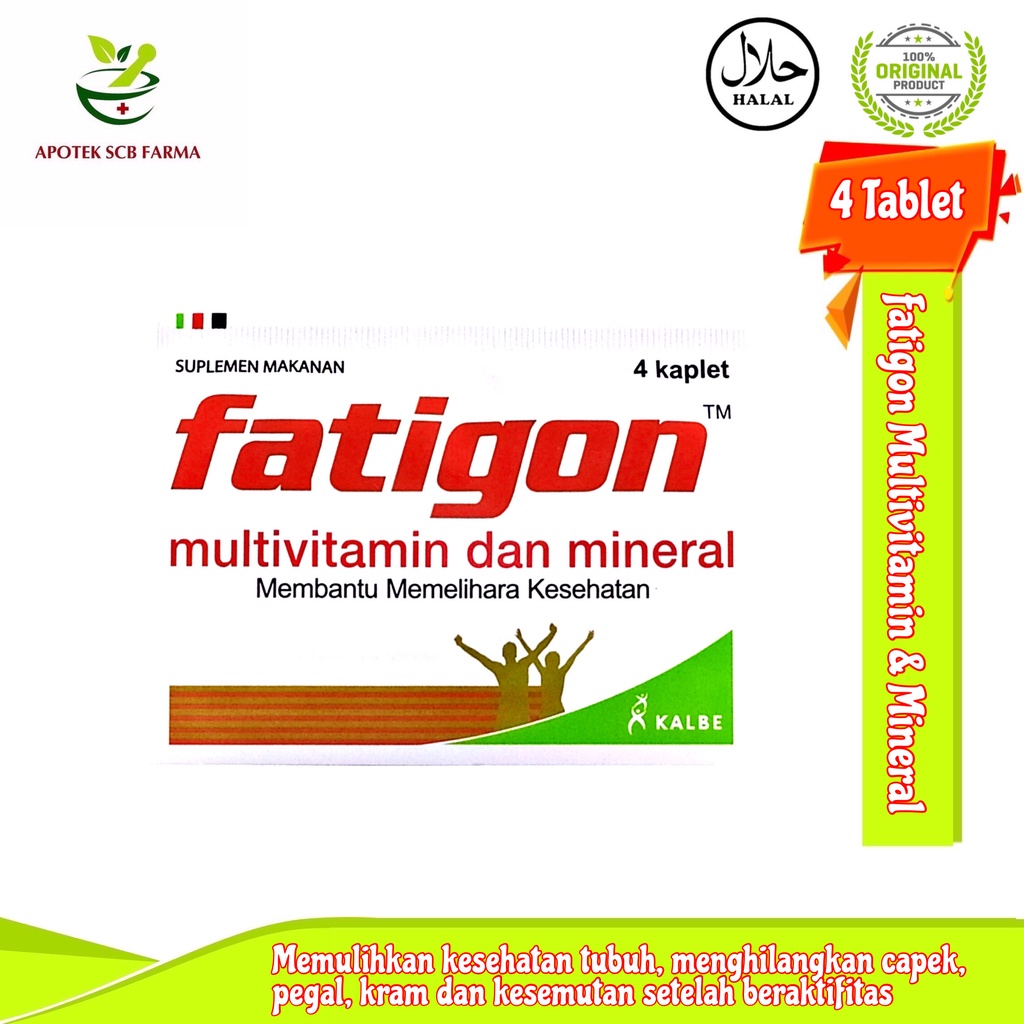 Fatigon Strip / Fatigon Putih / Fatigon Multivitamin Dan Mineral