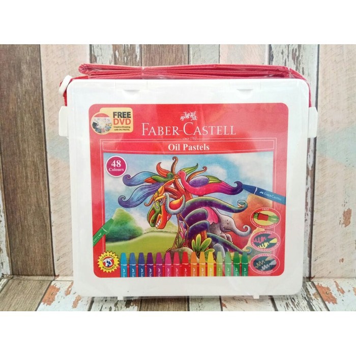 

Crayon Faber Castell Hexagonal Bag 48 warna (NO DVD)