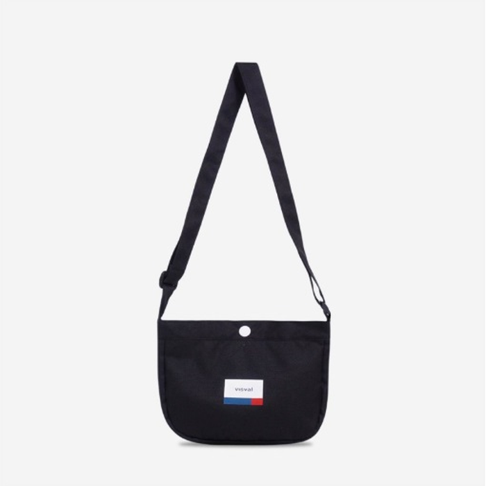 VISVAL - Tas Selempang Sling Bag Maru (Unisex / Pria & Wanita) - Black
