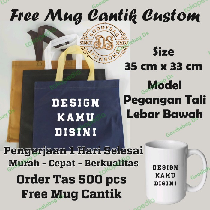 

PROMO Goodie bag / tas ramah lingkungan / goody bag / tas