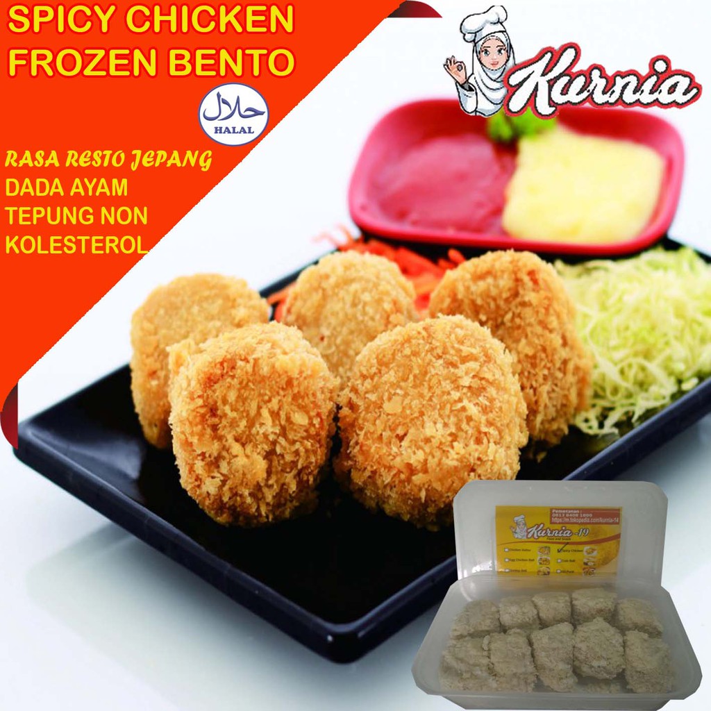 

Makanan Jepang Seafood Spicy Chicken Frozen Bento