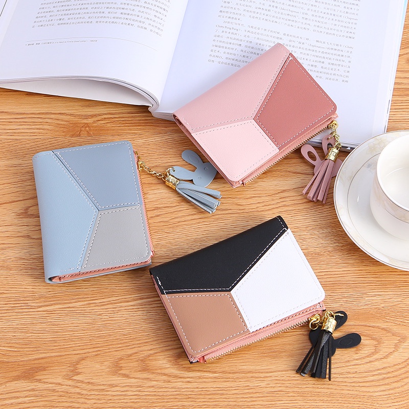 ♥TMALL88♥ Dompet Lipat Mini Wanita Korean Fashion Trendy Fashion Wallet