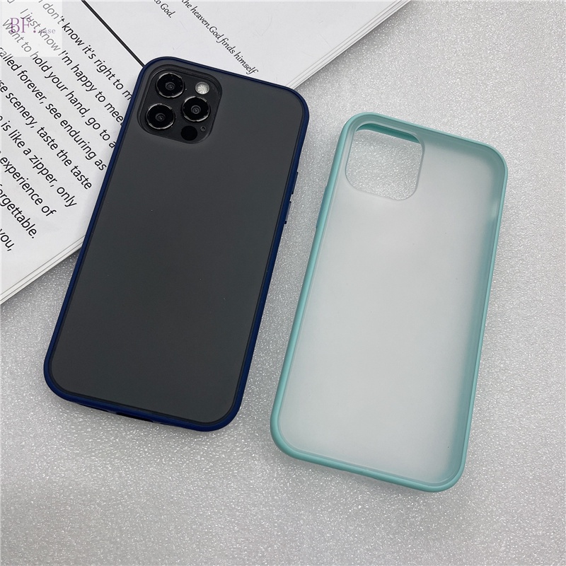 Hard Case Bahan Akrilik Frosted Anti Sidik Jari Untuk IPhone 14 Pro Max 14max 11 12