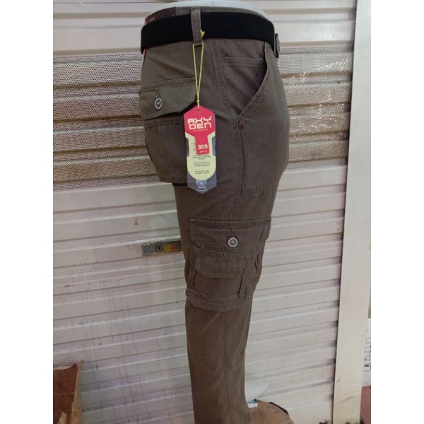 celana panjang kargo// celana kantong banyak// celana PDL