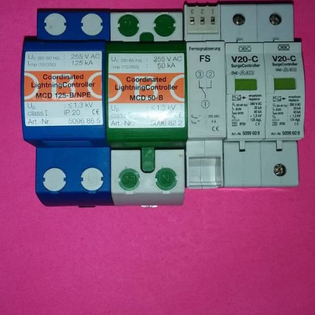 Arrester OBO Arrester Obo MCD 50 + Arrester obo V20 FS