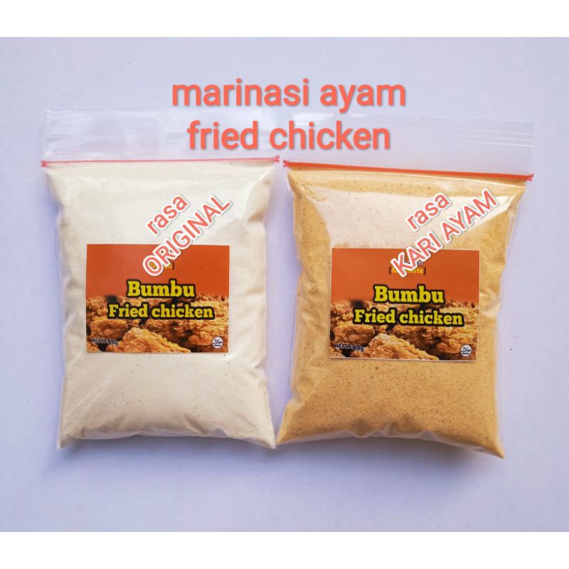 

Bumbu fried chicken bumbu marinasi/rendam 60 gram