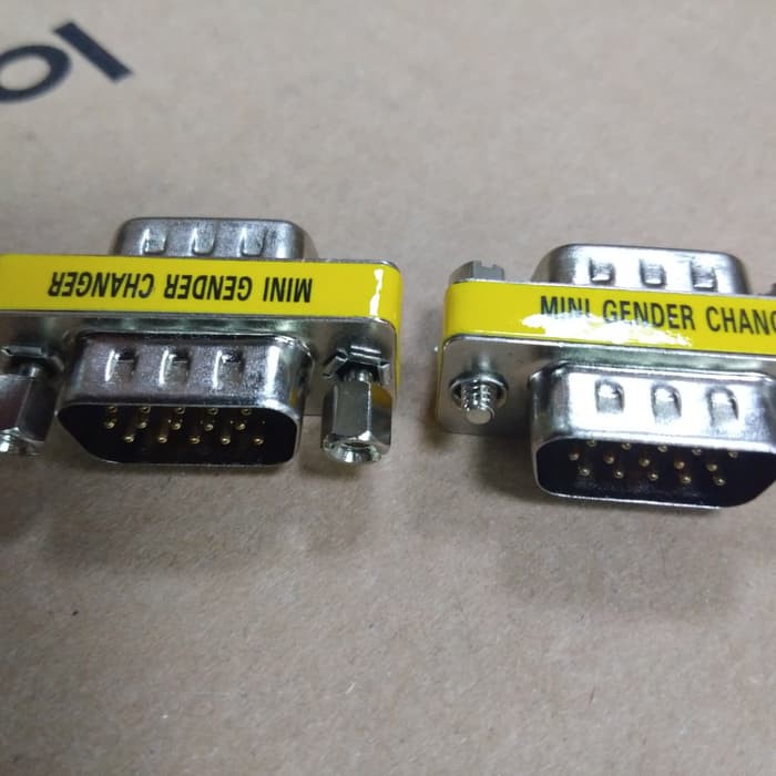 Gender VGA Male To Male 15pin/Konektor VGA Male To VGA Male 15pin