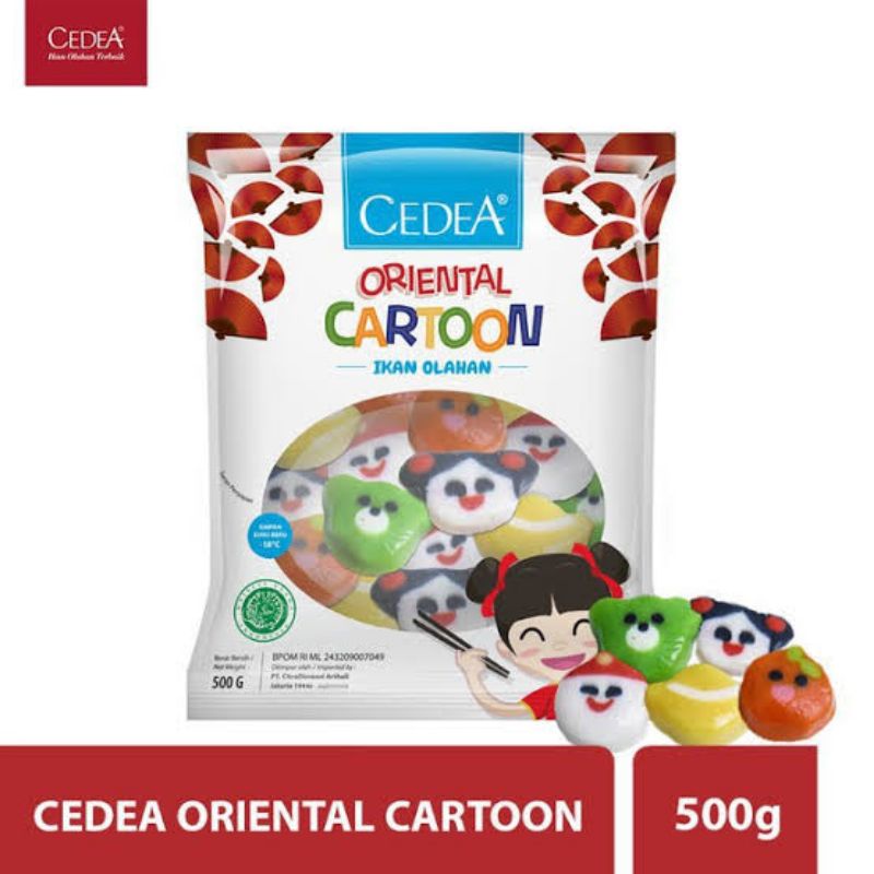 

CEDEA ORIENTAL CARTOON / Bakso Ikan Bentuk Kartun ( Animasi ) | Berat Bersih 500 gr