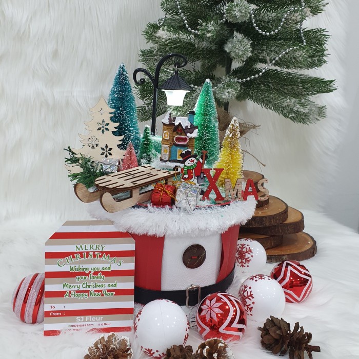 

Paket dekorasi hampers natal christmas parcel 21