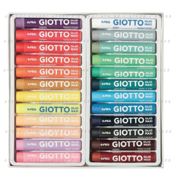 

PASTEL-DRY-OIL- CRAYON PASTEL 24 WARNA OLIO GIOTTO -OIL-DRY-PASTEL.