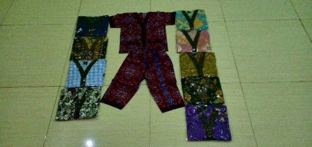 Piyama Batik Anak Size M Baju Anak Unisex Terlaris