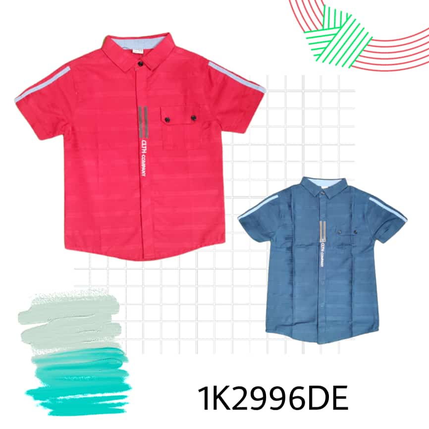 KEMEJA USON | KEMEJA PENDEK ANAK COWOK MEREK USON