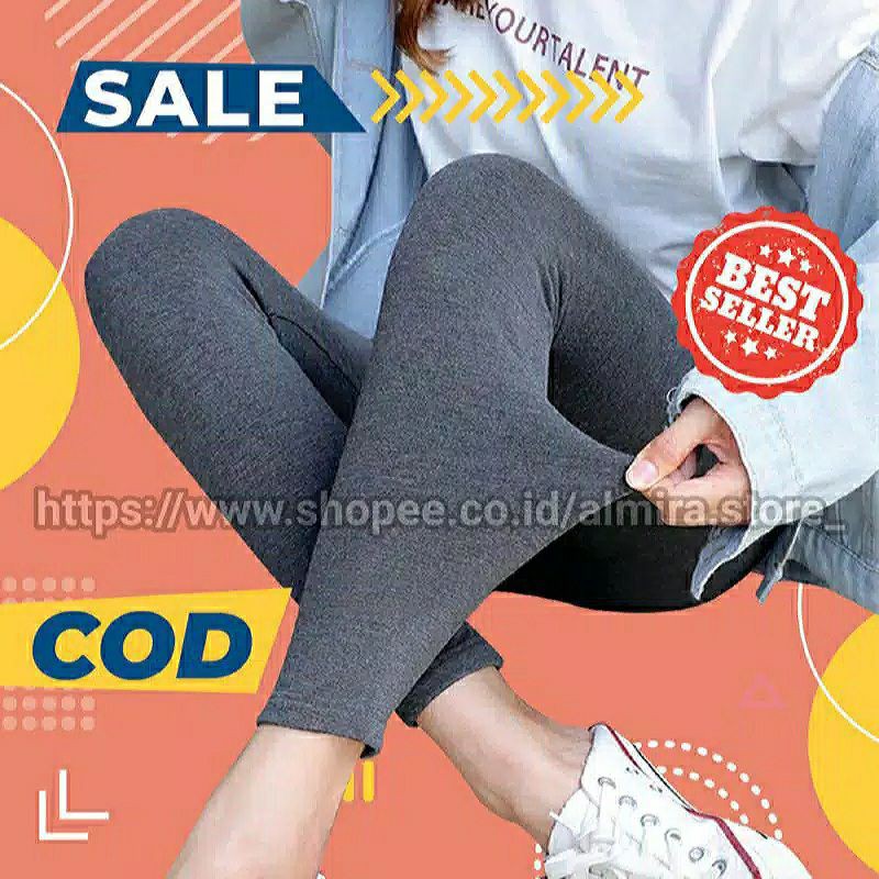 NEW LEGGING IMPORT POLOS ABU TUA/LEGGING MURAH