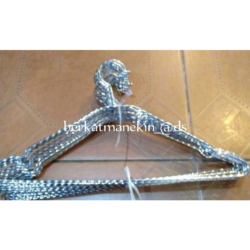 hanger besi crom ulir.