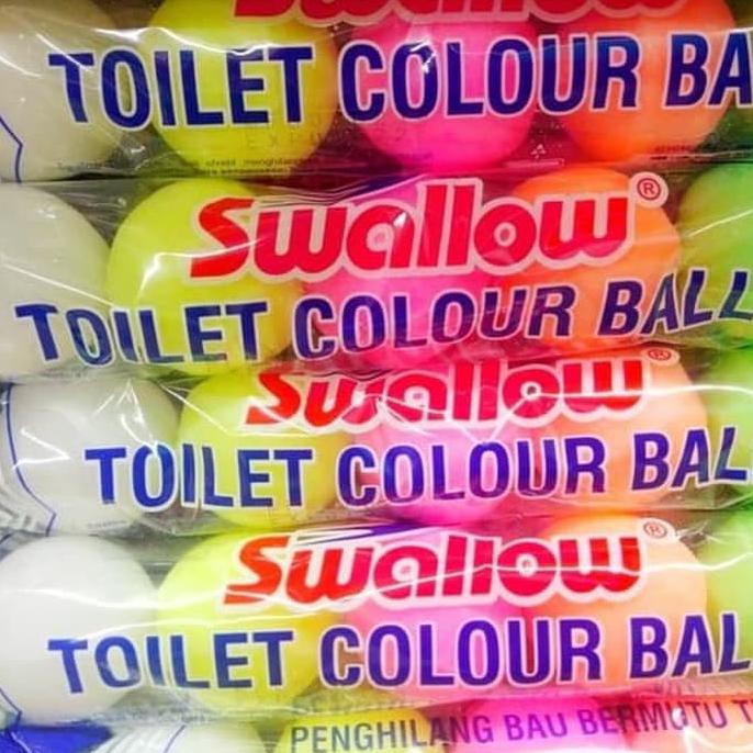 Grosir - Swallow kamper toilet colour ball 5pcs