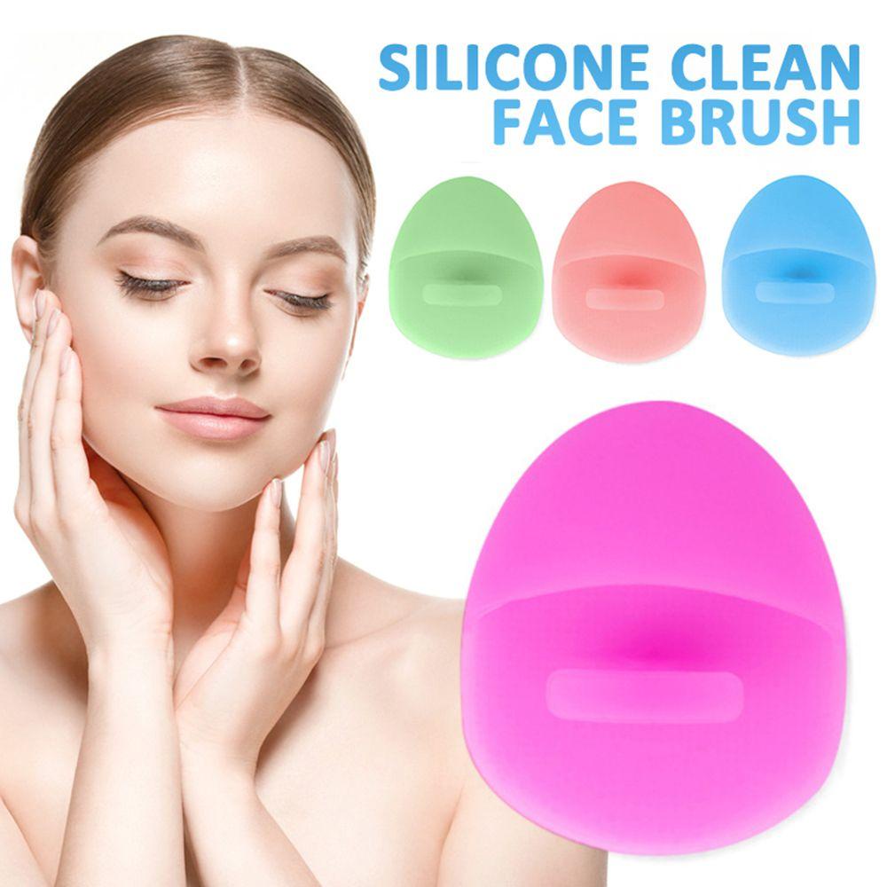 Augustina Silikon Face Scrubber Komedo Exfoliator Deep Cleaning Face Scrubber Massager Pad