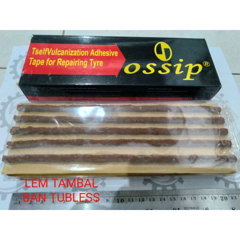 KARET TAMBAL BAN TUBLESS / LEM CACING BAN TUBLES