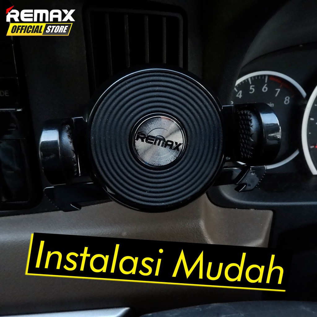Remax Gravity Holder RM-C32 Automatic Lock Garansi Resmi Holder HP Mobil / Phone Holder / Car Holder