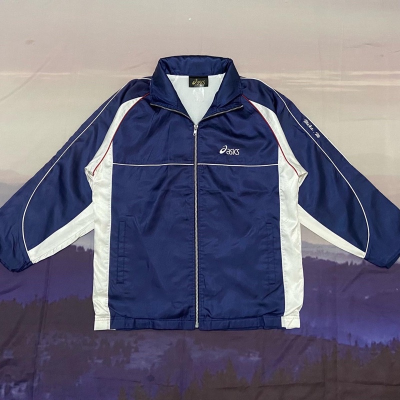 windbreaker asics vintage thrift