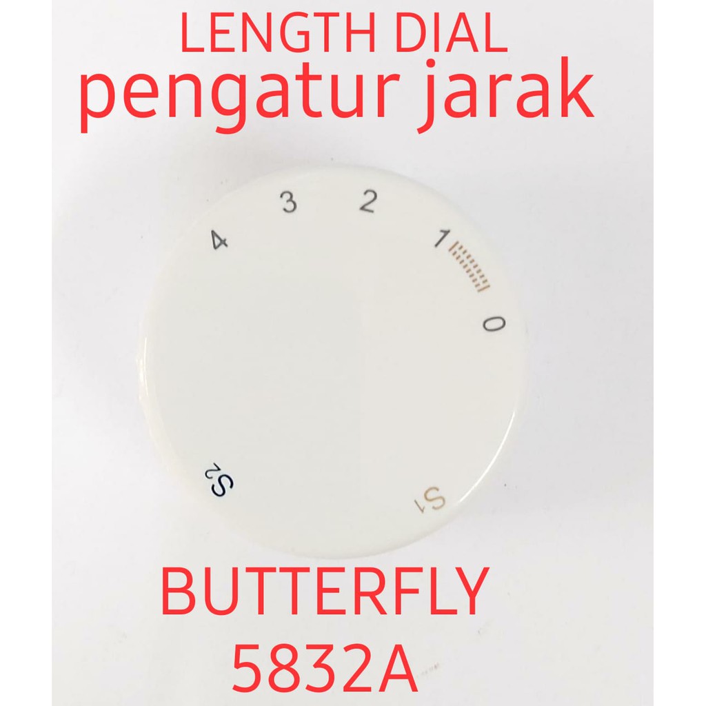 spare part mesin jahit butterfly jh5832a/tombol pengatur jarak panjang jahitan