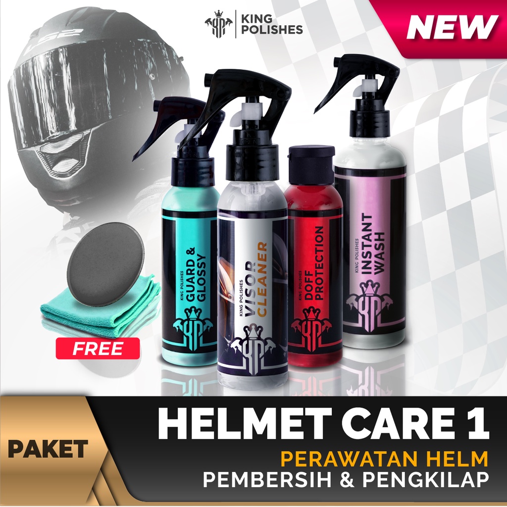 KING POLISHES Paket Helmet Care 1 - Paket Perawatan Helm