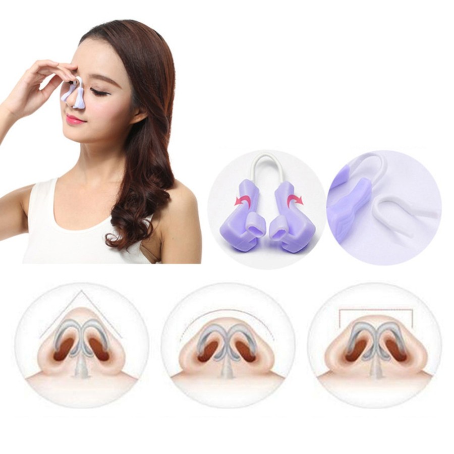 Pijat Hidung Magic Nose Shaper Clip Lifting - Lan10 - Purple