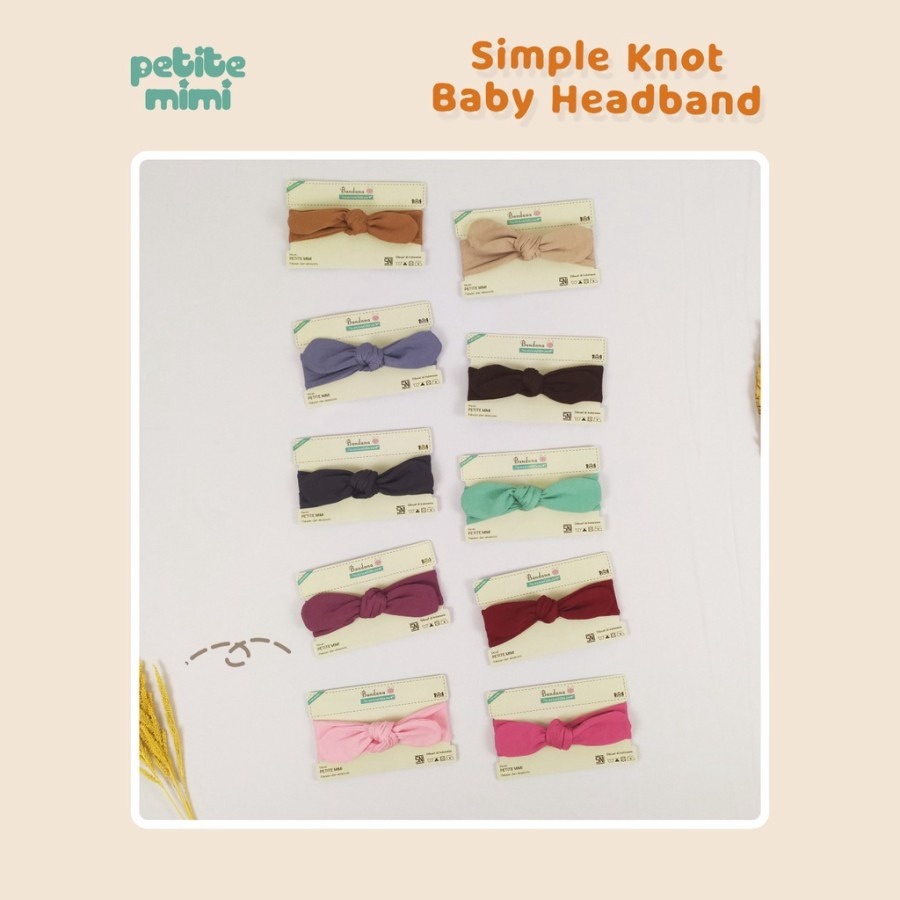 Petite Mimi Baby Simple Knot Headband