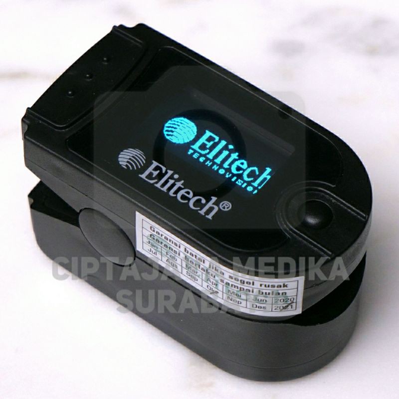 Pulse Oximeter Elitech Fox1 Warna ALL BLACK | Shopee Indonesia