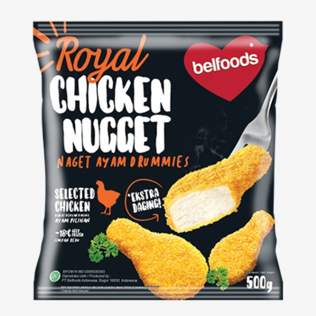 

Royal Chicken Nuget Drummies 500g