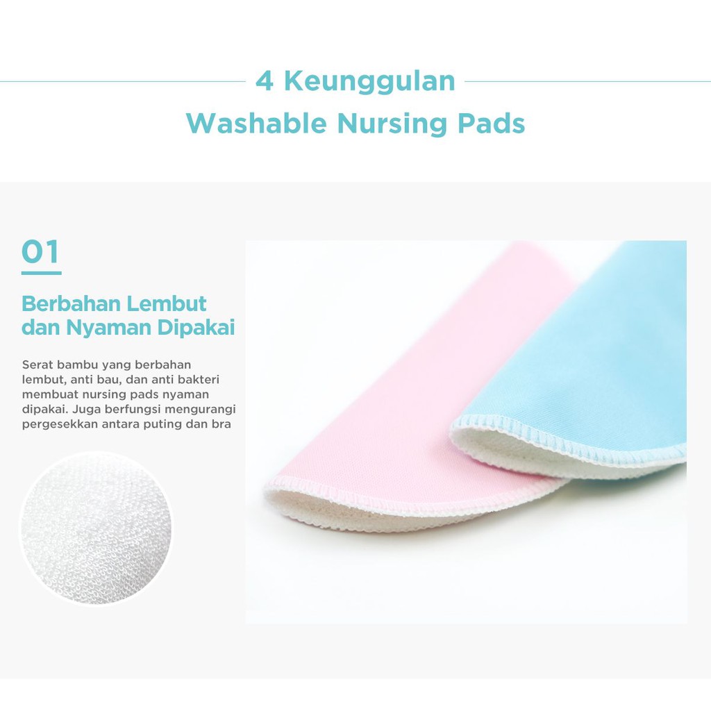 [PROMO] Mooimom Washable Breast Pad