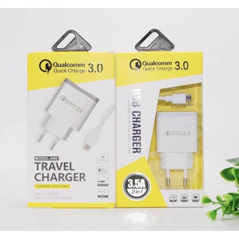 Travel charger 3A fast charging qualcomm 3.0 micro USB