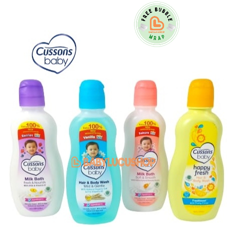 CUSSONS Baby Mild &amp; Gentle Hair &amp; Body Wash 100+100ml Dan ussons Baby Milk Bath  100+100ml