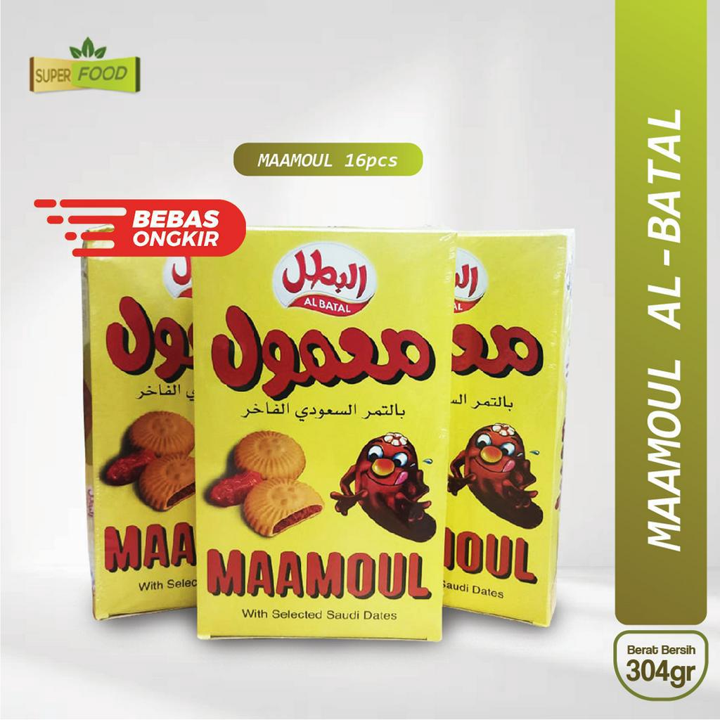 

Maamoul Biskuil Al Batal 1 dus isi 16 pcs