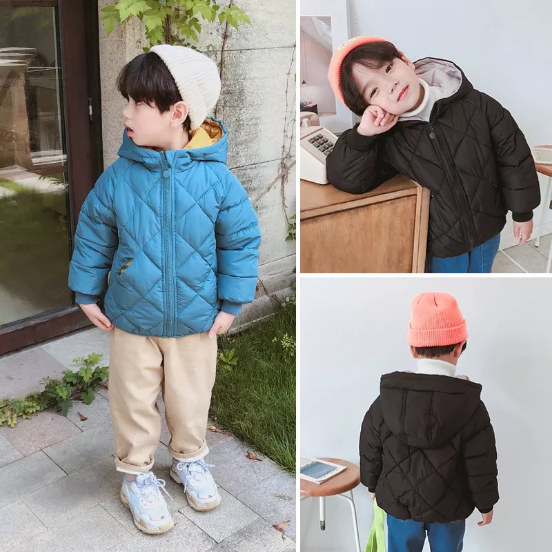 Jaket Anak Laki laki Perempuan Jaket Winter Anak Cowok Cewe Tebal Musim Dingin Unisex Jaket Hoodie