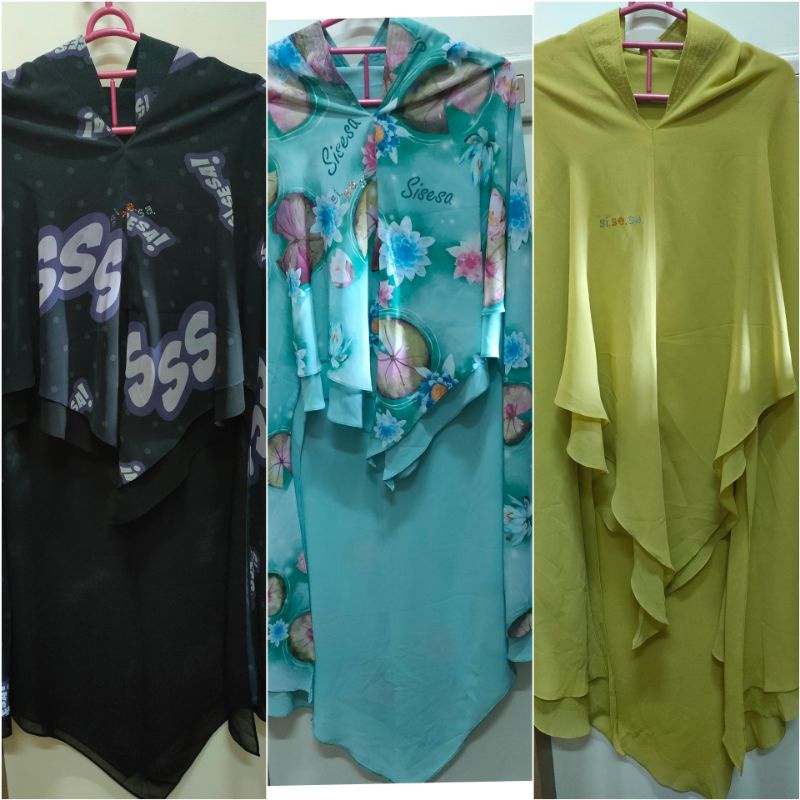 Khimar sisesa Preloved