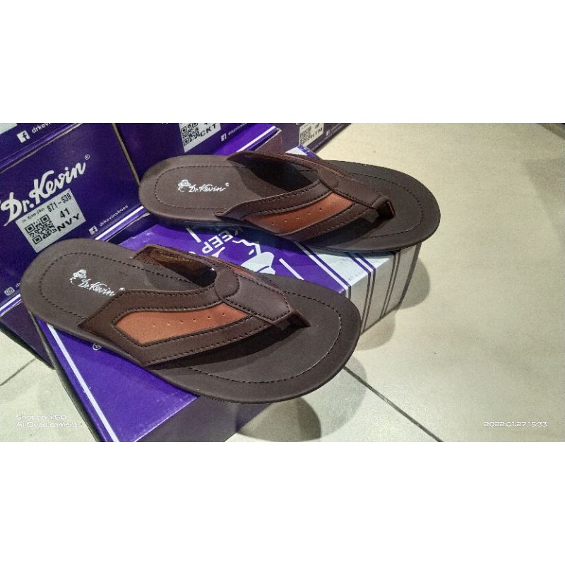 SANDAL JEPIT PRIA DR KEVIN ORIGINAL