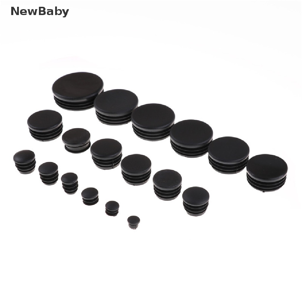 NewBaby 4PCS Round Plastic Chair Leg Glide Cap Plug Tubing Pipe Insert Floor Protector ID