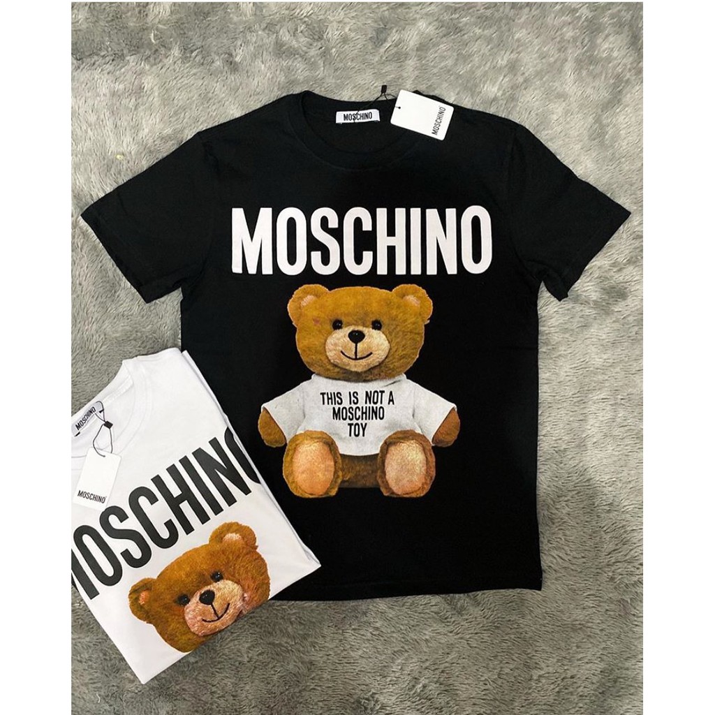 T-SHIRT MOSCHINO PREMIUM MIRROR 1:1 KAOS PRIA MURAH