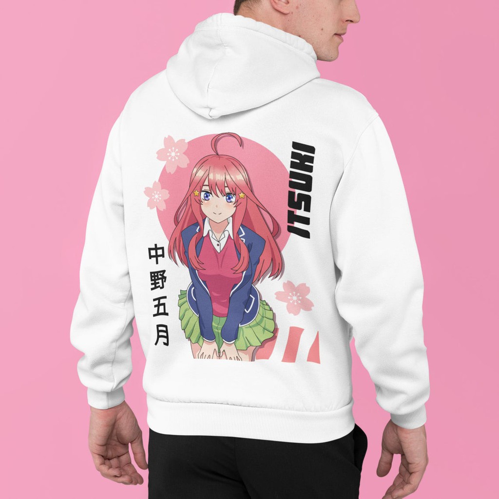 Hoodie Itsuki Nakano The Quintessential Quintuplets Anime Manga Premium Fleece